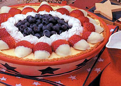 	Red, White & Blueberry Pie	 