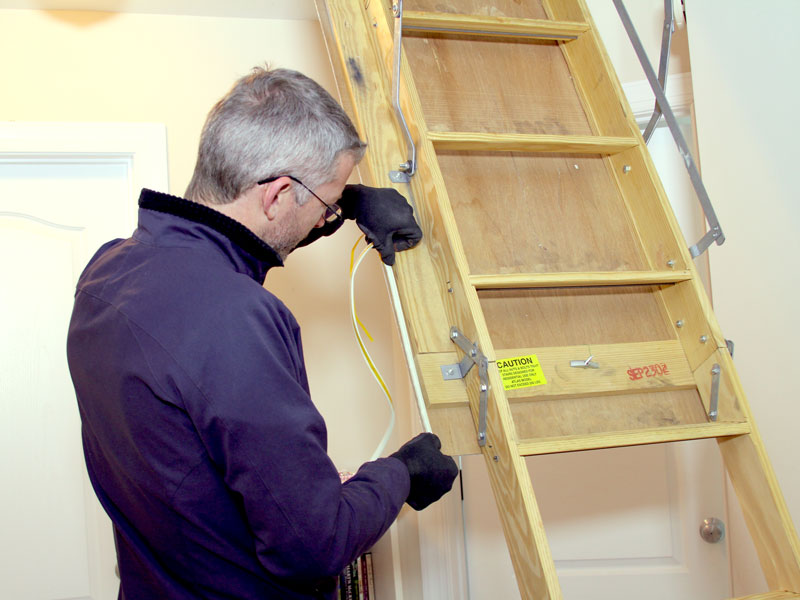 Attic Door Insulation Cover Energy-Saving Attic Stairs Door Ladder
