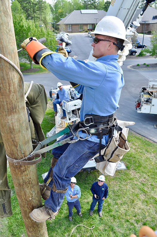 REMC Lineman to Participate in Statewide Pole Top Rescue