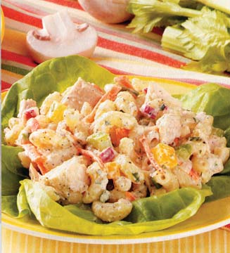 macaroni tuna salad with dill