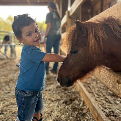 “This photo was taken by Ashley Reid at Hunter Farms in Weddington. Her three-year-old son Kane loves to visit the animals at the farm.” —Cheryl Reid, Matthews, Union Power Cooperative